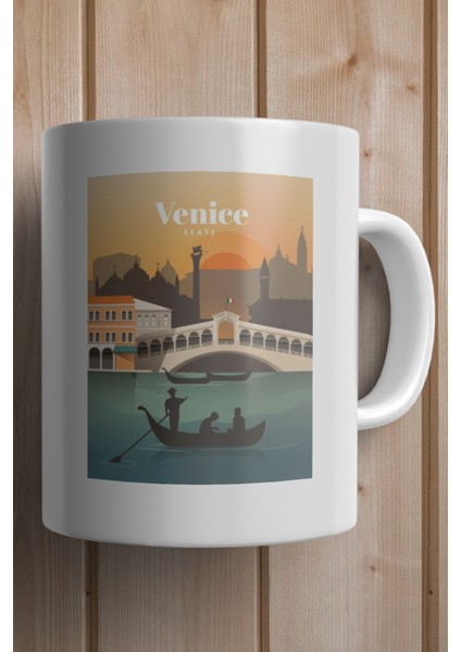 Italya- Venice Baskılı Kupa Bardak fiyatları