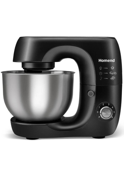 Şık Siyah 3082H Stand Mikser ile Pratik ve Güçlü Kullanım Keyfi