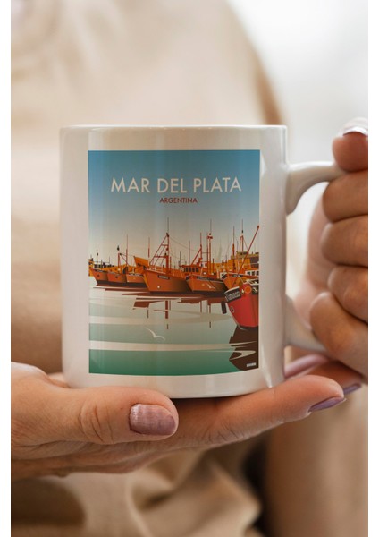 Mar Del Plata- Argentina Baskılı Premium Kupa Bardak