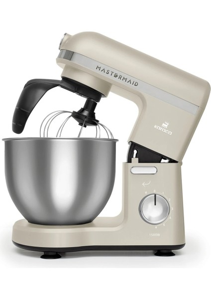Çift Kollu 5 Lt 1500W Mutfak Şefi, Bej Renkli, Güçlü ve Kullanışlı fiyatları