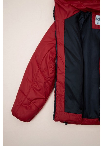 Fermuarlı Stoperli Kapüşonlu Kız Çocuk Şişme Mont fırsatları