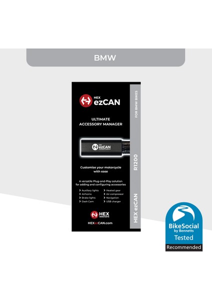 Ezcan - Bmw R1250 Gs ve Adv Uyumlu Aksesuar Yöneticisi Canbus
