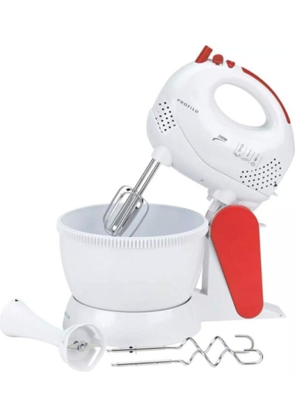 300 W Turbo Mikser, Kazanlı, Beyaz, Çok Fonksiyonlu, Hızlı ve Kolay Kullanım