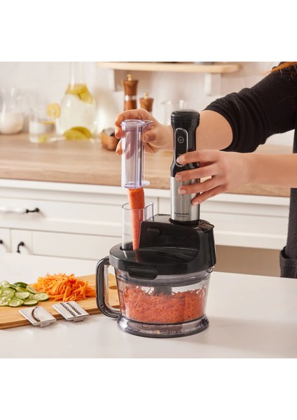 2000W Mutfak Robotu Siyah - Çok Fonksiyonlu Güçlü ve Dayanıklı Tasarım fırsatları