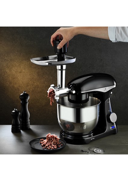 Gri Hyper Series Stand Mikser Kıyma Aparatı, Pratik ve Dayanıklı Mutfak Çözümü fiyatları