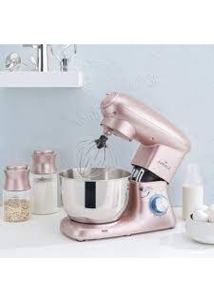 Pembe 1400W Stand Mikser, Güçlü ve Şık Mutfak Aleti