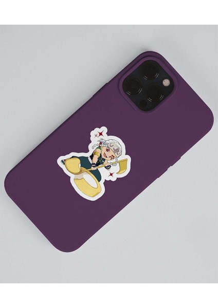 Tengen Uzui-Demon Slayer Gyomei Himejima -Parlak Kağıt 2 Li Set Anime Sticker Çıkartma-Kimetsu No Yaiba modelleri