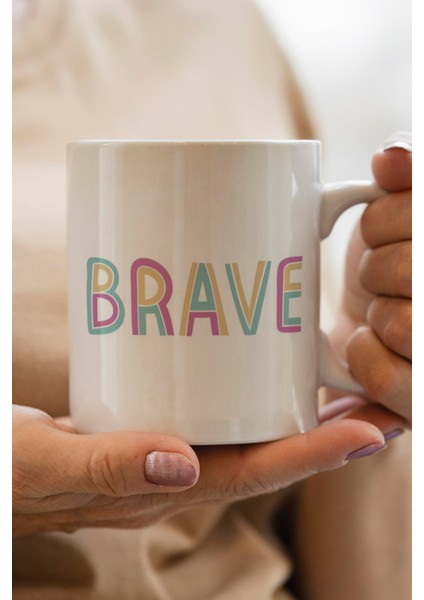 Brave Baskılı Kupa Bardak