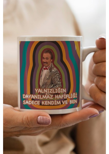 Yalnızlık Baskılı Kupa Bardak