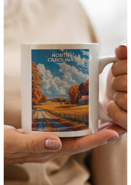 North Carolina Baskılı Kupa Bardak