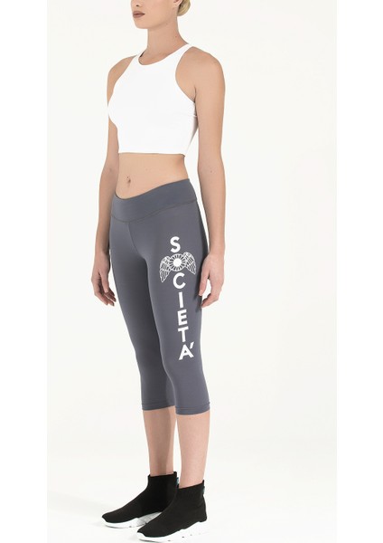 Gri Logo Baskılı Tayt 41252 fiyatları