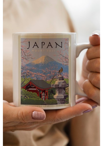 Japan- Japonya Baskılı Premium Kupa Bardak