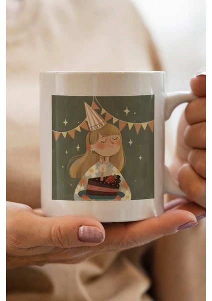 Doğum Günü Temalı Kupa Bardak