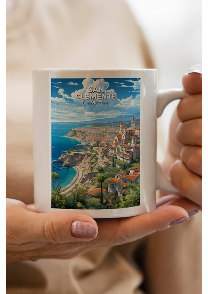 Kaliforniya Baskılı Kupa Bardak