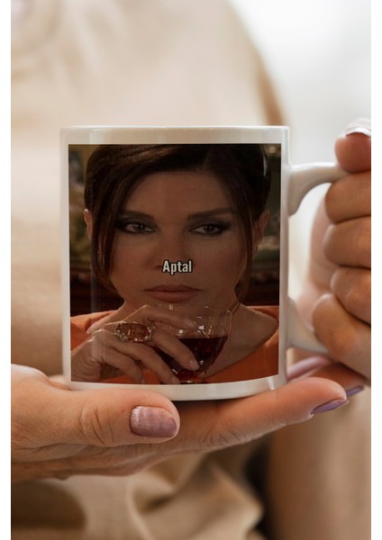 Aptal Baskılı Kupa Bardak