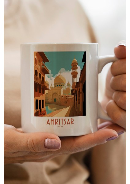Amritsar- India Baskılı Premium Kupa Bardak