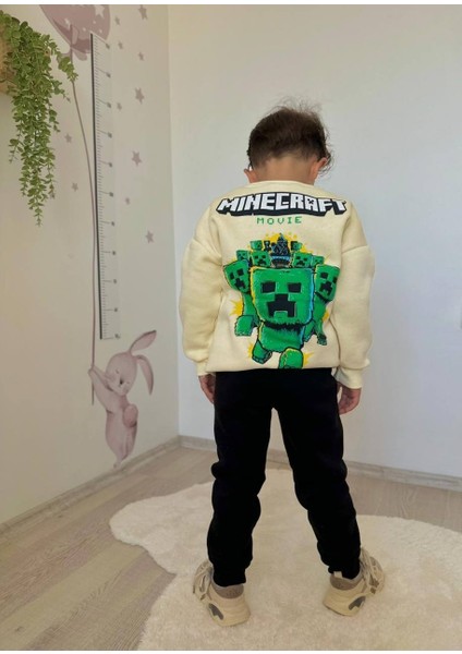 Erkek Çocuk Craf Modelli 3 Iplik Şardonlu Eşofman Takımı fiyatları