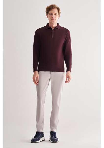 Mürdüm Uzun Kol Fermuarlı Yaka Cepsiz Slim Fit Triko 1012255150 fiyatları