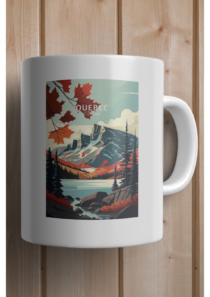 Canada- Quebec Baskılı Premium Kupa Bardak fiyatları