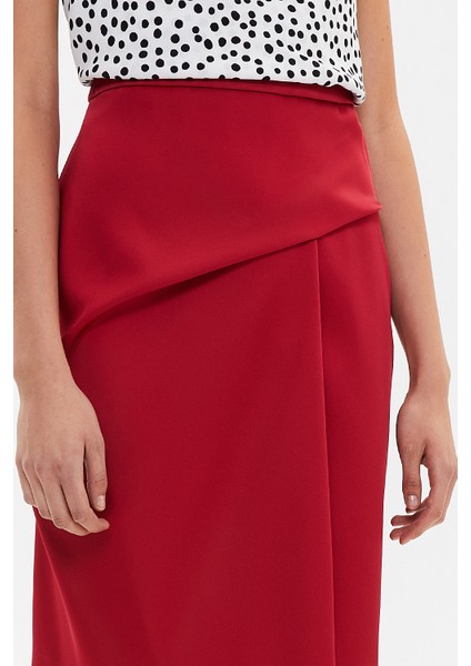 Fuşya Asimetrik Kesim Etek 80890 fırsatları