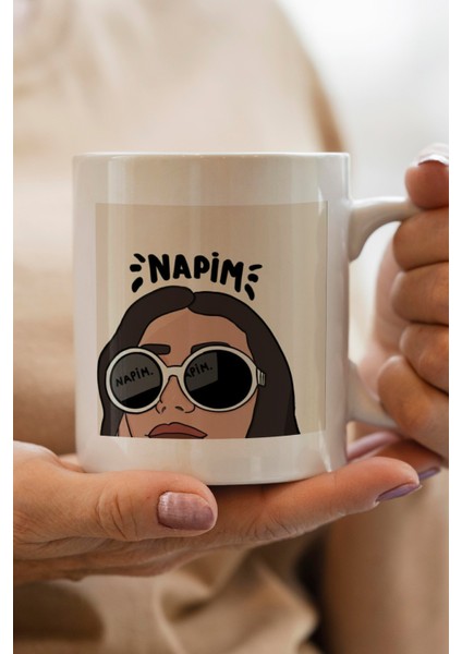 Napim Baskılı Premium Kupa Bardak