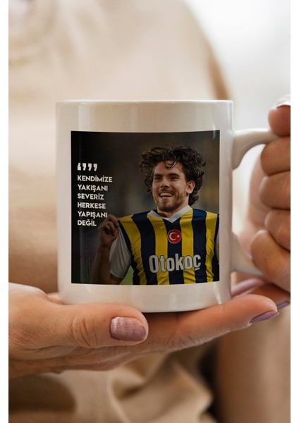 Futbolcular ve Sözleri Baskılı Premium Kupa Bardak