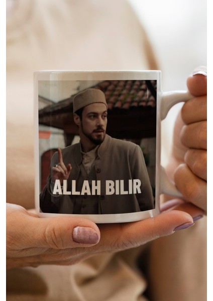 Allah Bilir Baskılı Kupa Bardak