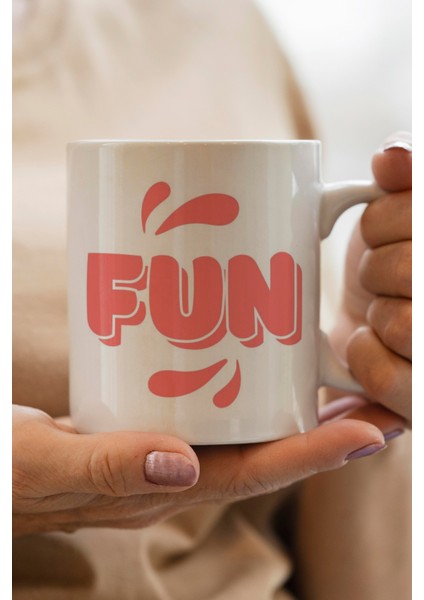 Fun Baskılı Kupa Bardak