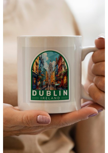 Irlanda Baskılı Kupa Bardak