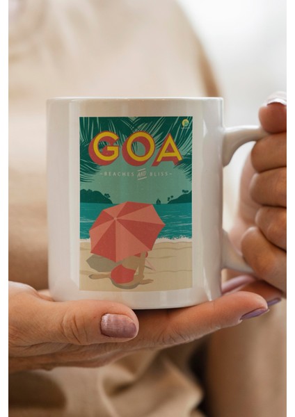 Goa- India Baskılı Premium Kupa Bardak