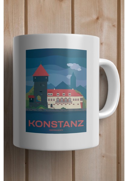 Germany- Almanya- Konstanz Baskılı Premium Kupa Bardak fiyatları