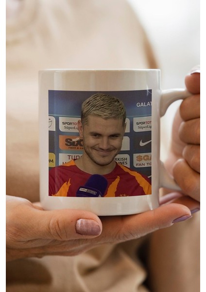 Futbolcu Icrdi Baskılı Kupa Bardak