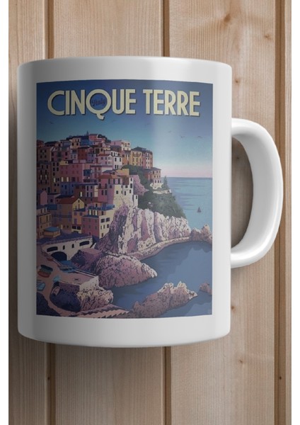 Italya- Cinque Terre Baskılı Kupa Bardak fiyatları