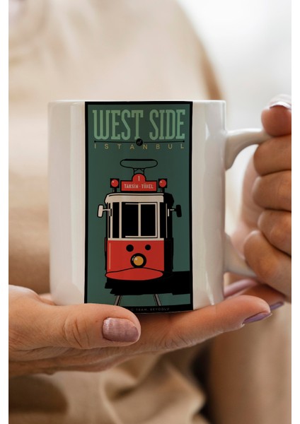 Istanbul Baskılı Premium Kupa Bardak