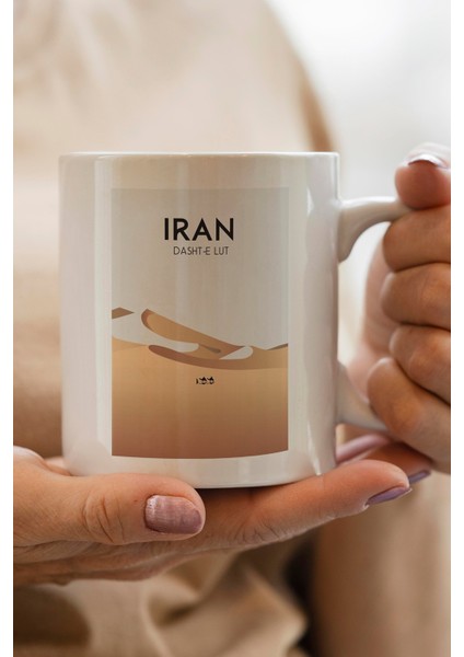 Iran- Dasht-E Lut Desert- Lut Çölü Baskılı Premium Kupa Bardak