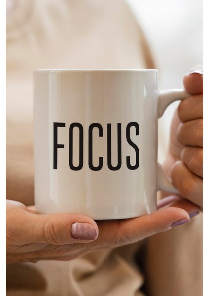 Focus Baskılı Kupa Bardak