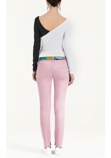 Lila Dar Kesim Pamuk Pantolon 40933 fırsatları