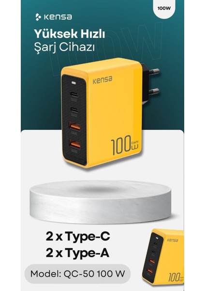 100W Gan3 Pro adaptör indirimleri