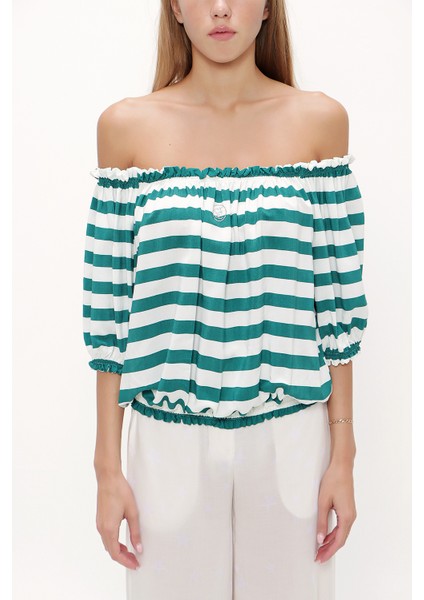 Yeşil Lastikli Mini Bluz 19693 fiyatları