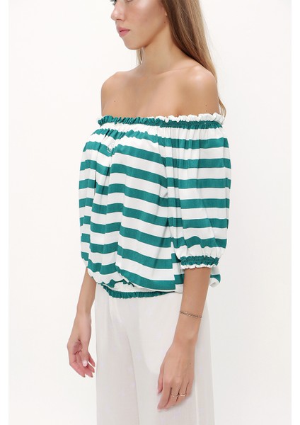 Yeşil Lastikli Mini Bluz 19693 modelleri