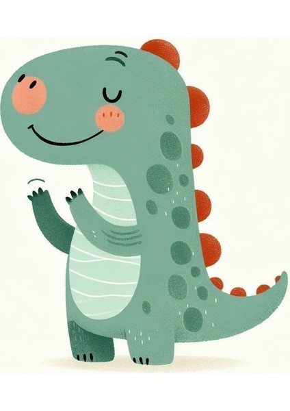 Çocuk Odası Kreş Tatlı Dinazor Ev Duvar Salon Güzellik Salonu Ofis Dükkan Dekarasyon Kanvas Tablo fiyatları