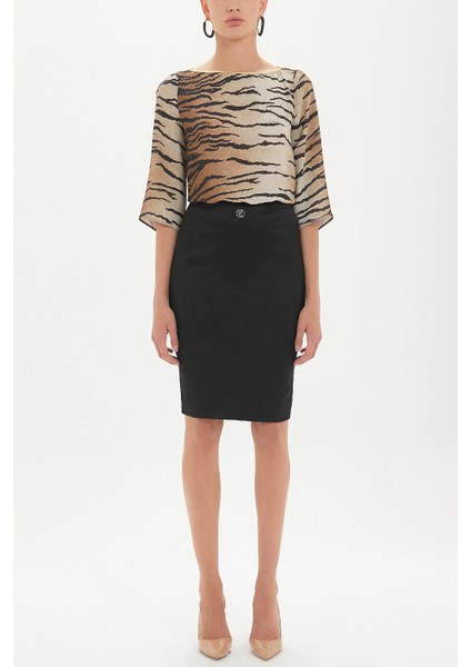 Siyah Dar Kesim Etek 80436