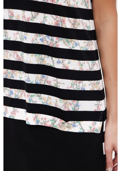 Beyaz Baskılı Kolsuz Triko Bluz 28445 fırsatları