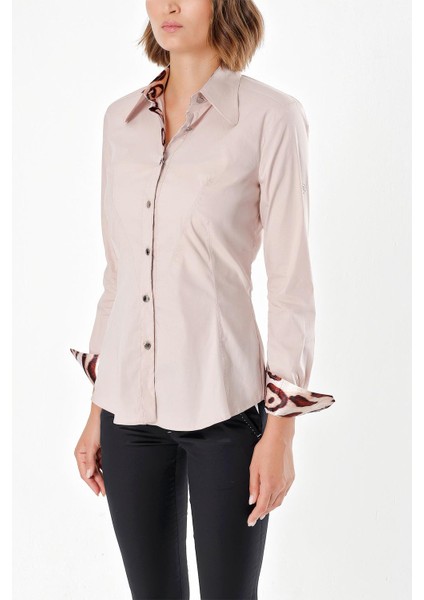 Pudra Poplin Gömlek 10463 fiyatları