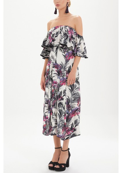 Desenli Yüksek Bel Pilili Etek 81018 fiyatları