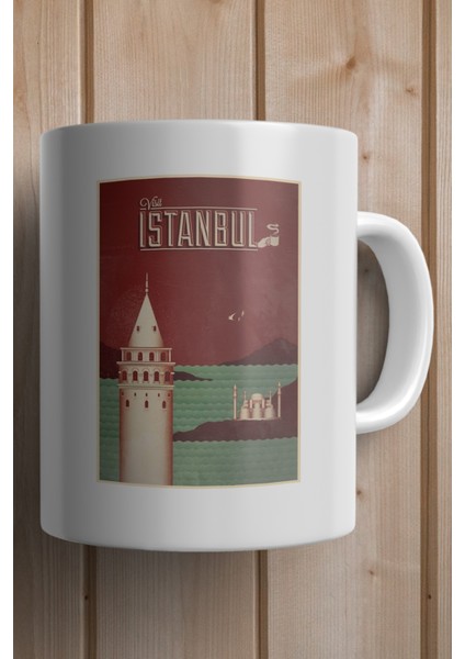 Istanbul Baskılı Premium Kupa Bardak fiyatları