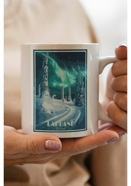 Finlandiya Baskılı Kupa Bardak