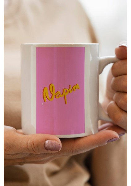 Napim Baskılı Premium Kupa Bardak