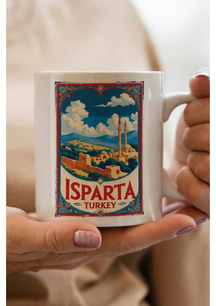 Isparta Baskılı Kupa Bardak