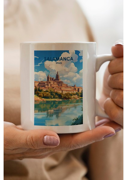 Salamanca- Spain Baskılı Premium Kupa Bardak
